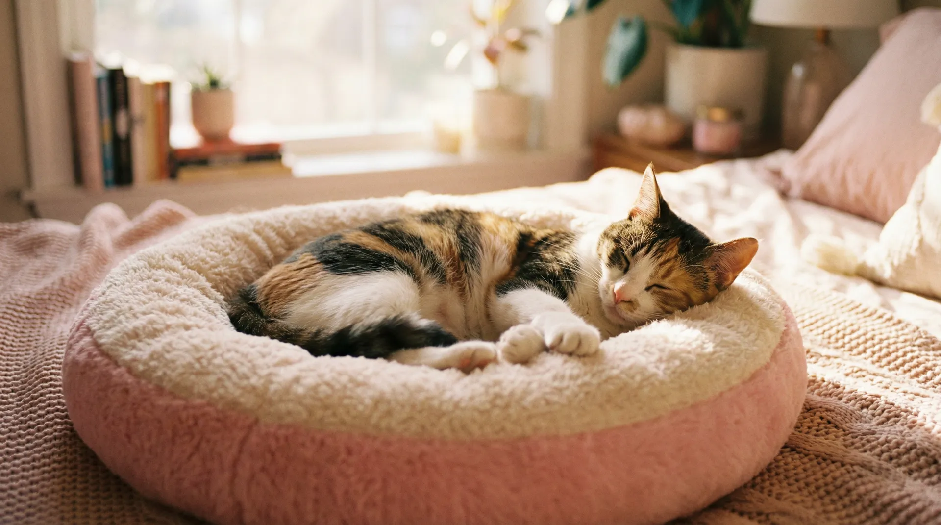 三花猫安静入睡 - 嗯啊不要